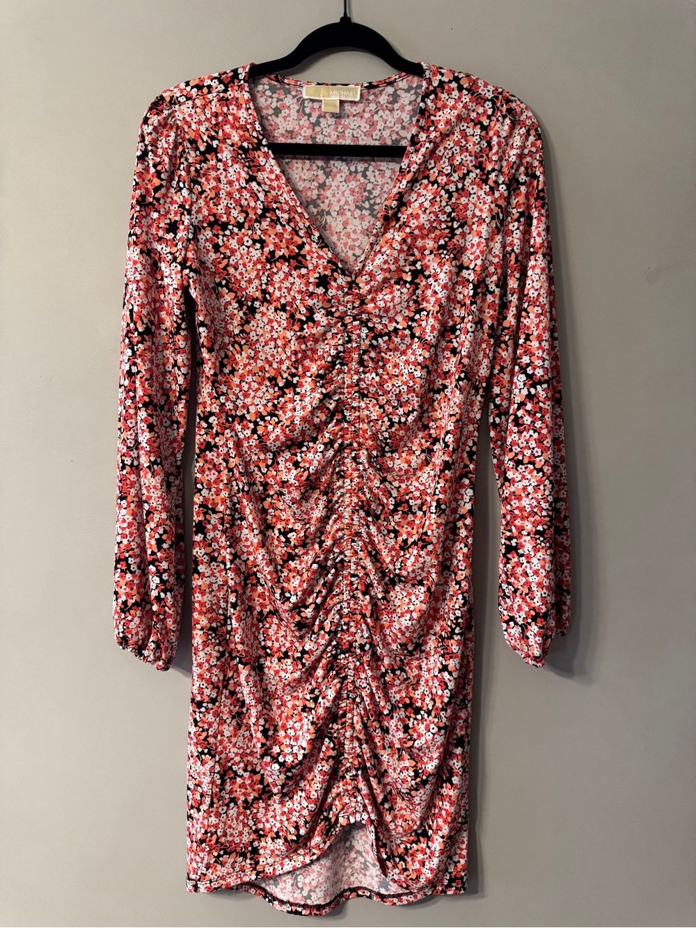 Michael Kors | floral long sleeve dress | M